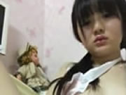 สาวเอเชียน่ารักเซลฟี่เล่นกับหีของเธอ