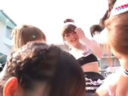 สาวญี่ปุ่นกับหนุ่มผู้โชคดีมีเซ็กส์ริมสระว่ายน้ำ